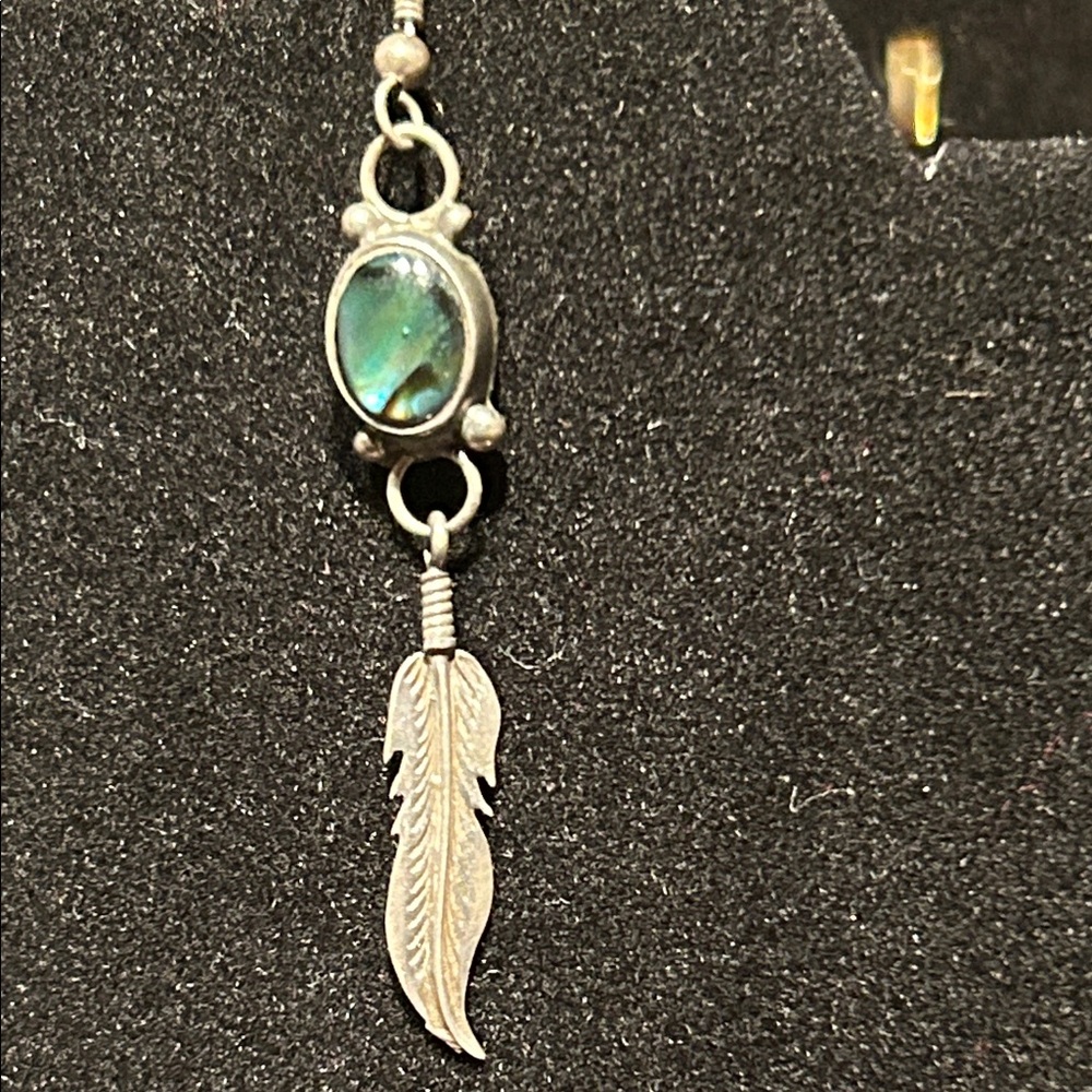 Native American Silver Earrings - image 3